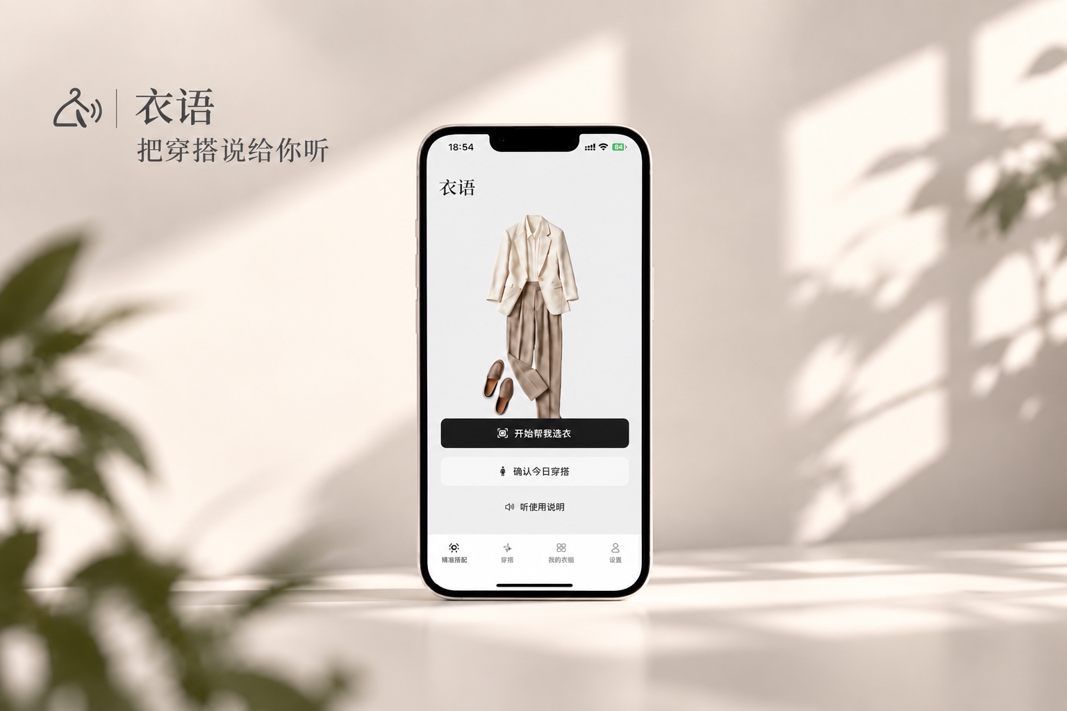 衣语 HearFit 产品封面：把穿搭说给你听